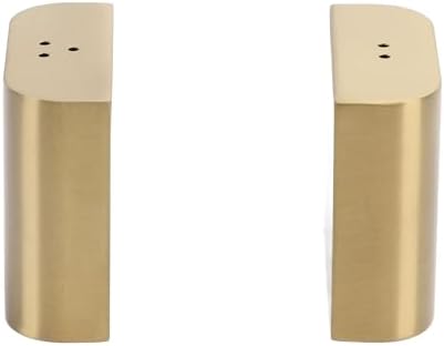 LIZEALUCKY 2Pcs Salt Pepper Shakers Set Stainless Steel with Lids