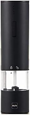 LEIXIUSM Electric Pepper and Salt Mill Shaker with LED Light