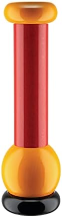 Alessi Design Wooden Pepper Mill in Red