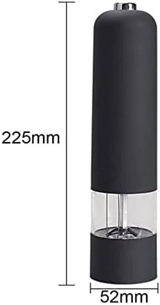 Electric Salt and Pepper Grinder Set ABS Acrylic Design Battery Operated Automatic White