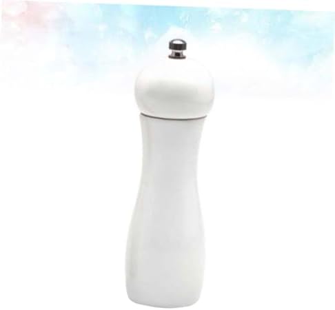 Unomor 6-Inch Ceramic Pepper Mill and Salt Shaker Set