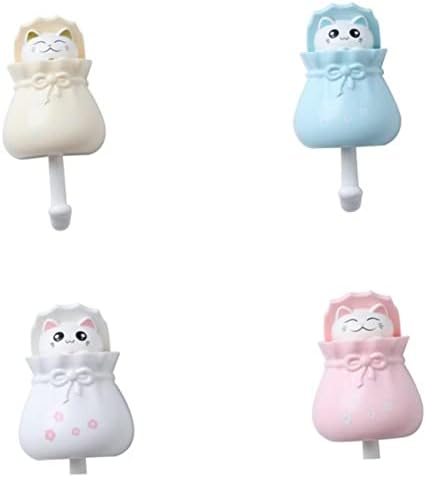 PRETYZOOM 3pcs Suction Cup Wall Hooks No Drill