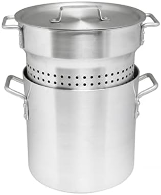 TrueCraftware 20 Qt Aluminum Pasta Cooker 3-Piece Set