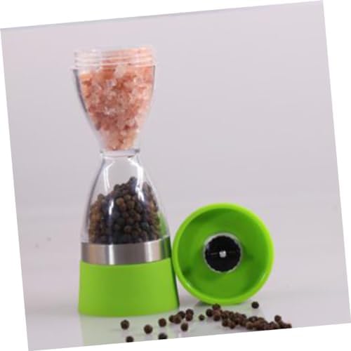 NAMOARLY Handcrafted Double Manual Pepper Salt Mill Ceramic Core