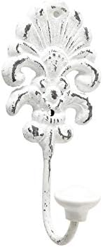WHW Chateaux Fleur De Lis Wall Hooks Set of 4