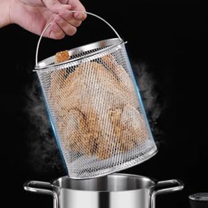GOVNPJ Asparagus Pot with 4L Stainless Steel Steamer