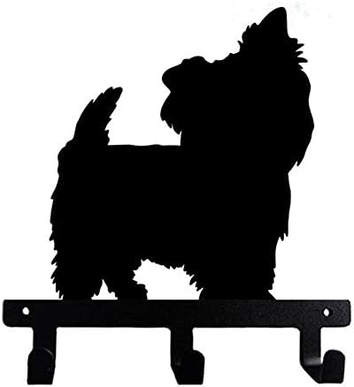 Fit Frenchie Yorkie Portrait Metal Wall Hook