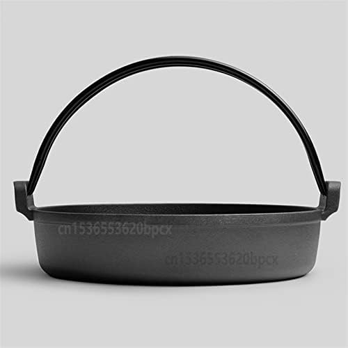 Stock Pot with Wooden Cover Portable Multi-Function Cookware