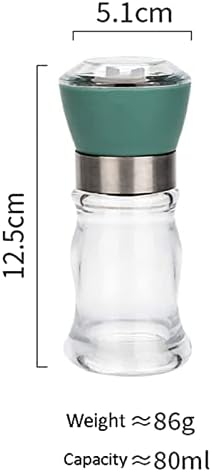 INKTUS 2pcs Adjustable Pepper Salt Grinder Set