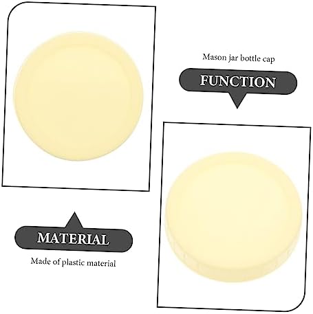 BESTOYARD 10pcs Wide Mouth Mason Jar Lids