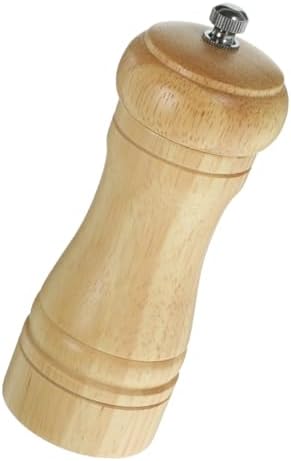 Ciieeo 2 Pcs Manual Pepper Mill and Salt Shaker