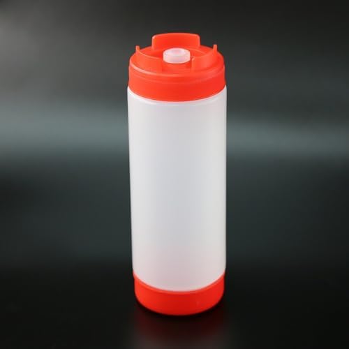 Condiment Squeeze Bottles 20oz Refillable Inverted Dispenser 1