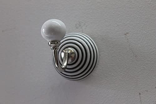 Hand Painted Ceramic Wall Hook Key Holder