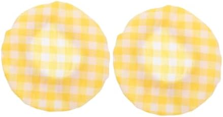 PRETYZOOM Fabric Jar Lids - Muslin Canning Covers for Mason Jars