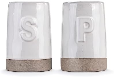 DEMDACO White Salt and Pepper Shaker Set