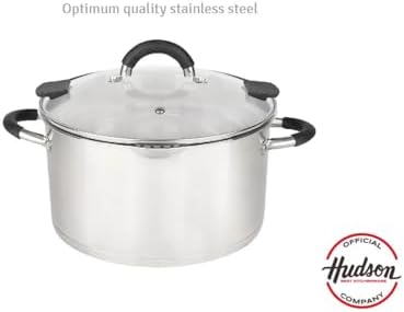 HUDSON Stainless Steel Stockpot 63 Qt with Lid
