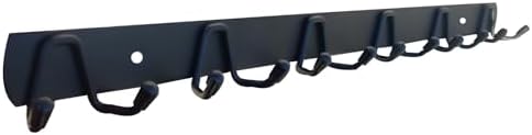 AOLZUNK Heavy Duty Wall Mounted Coat Rack with Towel Hooks and Robe Hangers