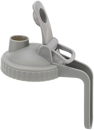 Yosoo Leak Proof Mason Jar Lid with Handle and Flip Cap - Gray