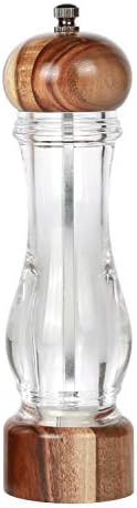 KKC HOME ACCENTS Wooden Sea Salt Grinder with Adjustable Coarseness