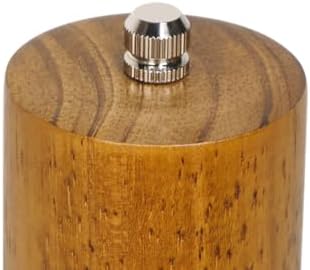 LZMS 4 Pack 8 Acrylic Salt Pepper Mill Set with Adjustable Coarseness