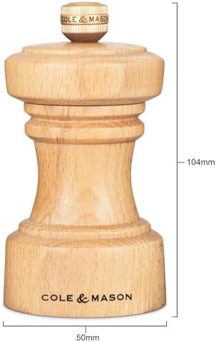 Cole Mason Hoxton Mill Table Pepper Grinder 4 Natural Beech