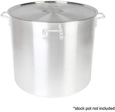 200 Quart Aluminum Stock Pot Lid - Commercial Grade