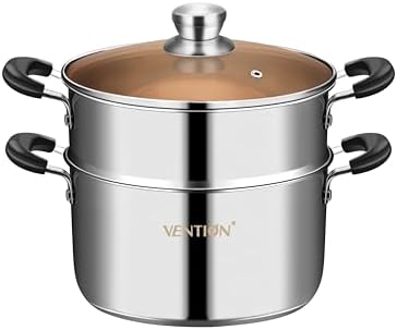 VENTION 48 QT Induction Steamer Pot with 94 Inch Basket