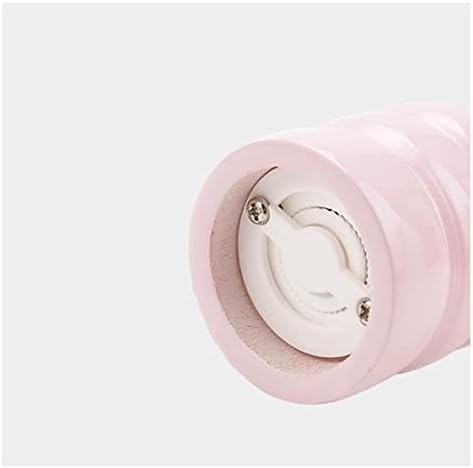 BOFANGSM Pepper Salt Grinder 2 Pcs Wooden Adjustable Spice Mill Pink