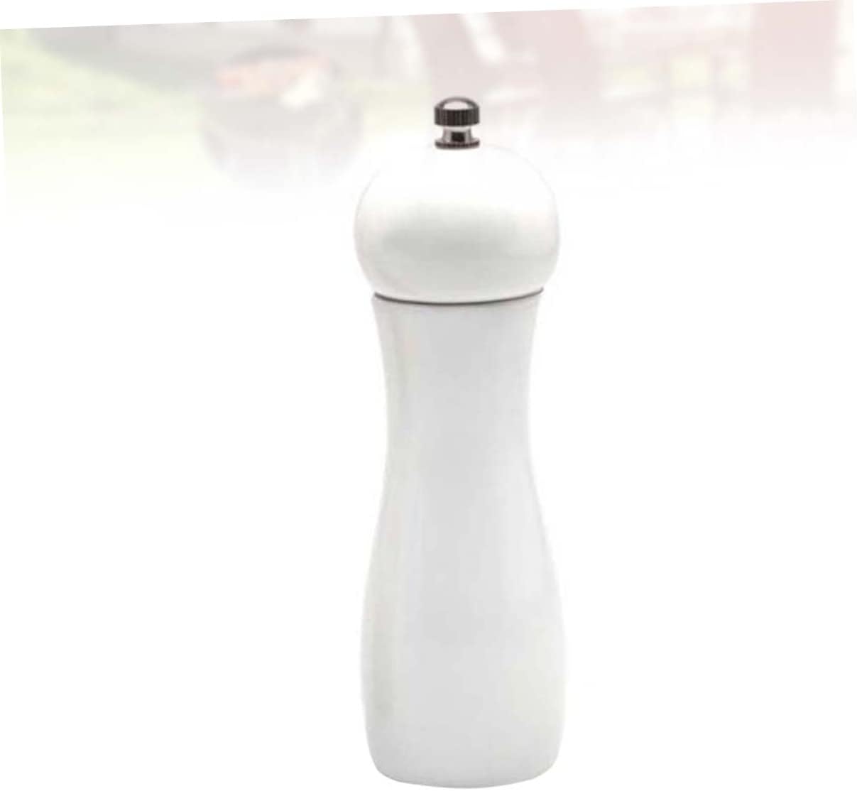 Unomor 6-Inch Ceramic Pepper Mill and Salt Shaker Set