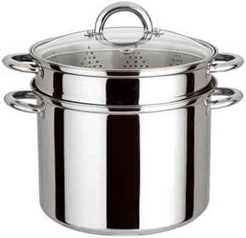 Xgxoz 4-Piece 8 Quart Stainless Steel Pasta Pots Set
