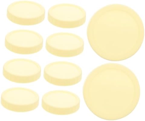 BESTOYARD 10pcs Wide Mouth Mason Jar Lids