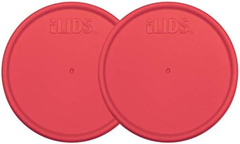 iLIDS Mason Jar Lid Regular Mouth Coral 2-Pack