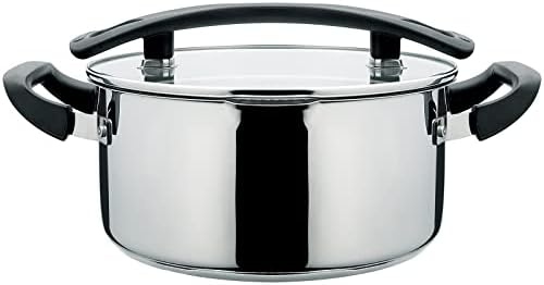 Cyrder 5 Quart Stainless Steel Pasta Pot with Strainer Lid 1