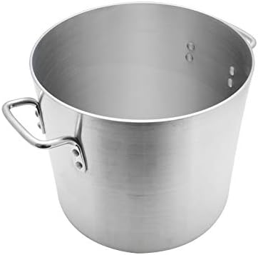 32 Quart Aluminum Stock Pot with Riveted Handles