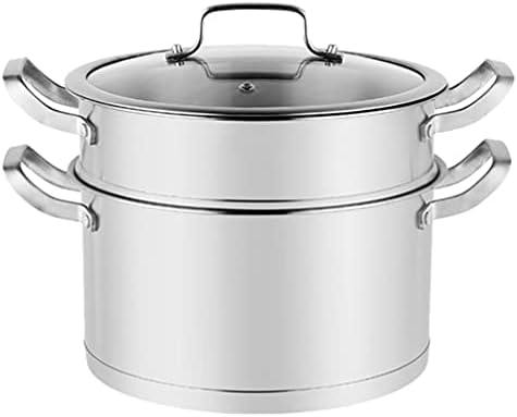 Hemoton 1pc Non-Stick Stainless Steel Steamer Pot
