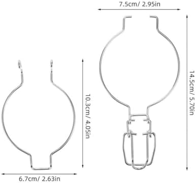 Veemoon 5pcs Glass Jar Wire Clamp Set