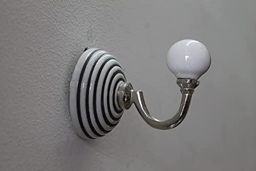 Hand Painted Ceramic Wall Hook Key Holder