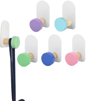 SYCOOVEN 5 Pcs Cartoon Wall Coat Hooks