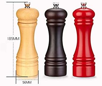 Wooden Salt Pepper Mill Set 2 Pack