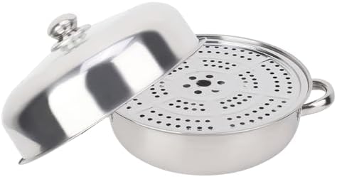 Alvinlite 11 Stainless Steel Steamer Pot with Lid and Handles