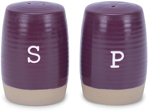 Nat Jules Deep Wine Red Salt and Pepper Shaker Set 2 Piece