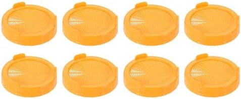 Uxcell 8 Pcs Sprouting Lids for Mason Jars - 86mm Wide Mouth