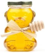 Nakpunar 12 Pcs 9 Oz Glass Bear Jars with Gold Lids