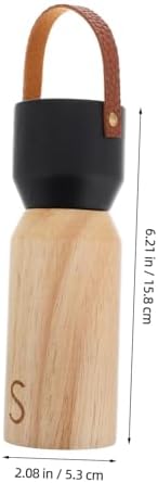 KICHOUSE Manual Wooden Pepper Grinder for Home Kitchen 1