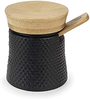 Peugeot Bali Black Cast-Iron Pepper Mill Salt Cellar Set 1