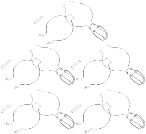 Veemoon 5pcs Glass Jar Wire Clamp Set