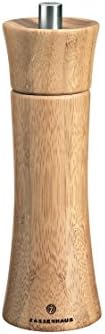 Zassenhaus Bamboo Pepper Mill with 6-Position Dial