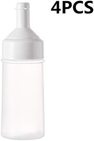 CTTPEG 250ml Sauce Bottle 4 Pack BPA Free Plastic