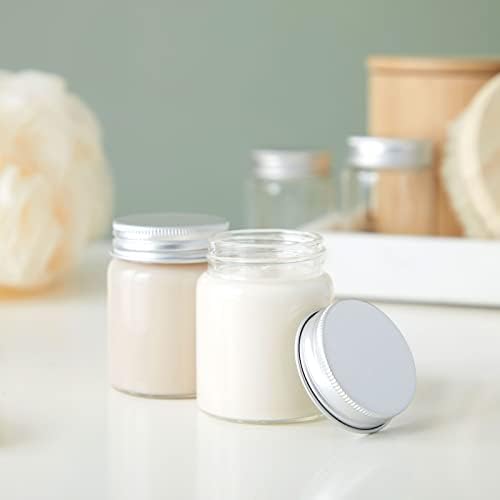 Juvale Mini Glass Jars with Lids - 5 Pack 17 oz