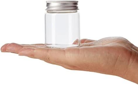 Juvale Mini Glass Jars with Lids - 5 Pack 17 oz